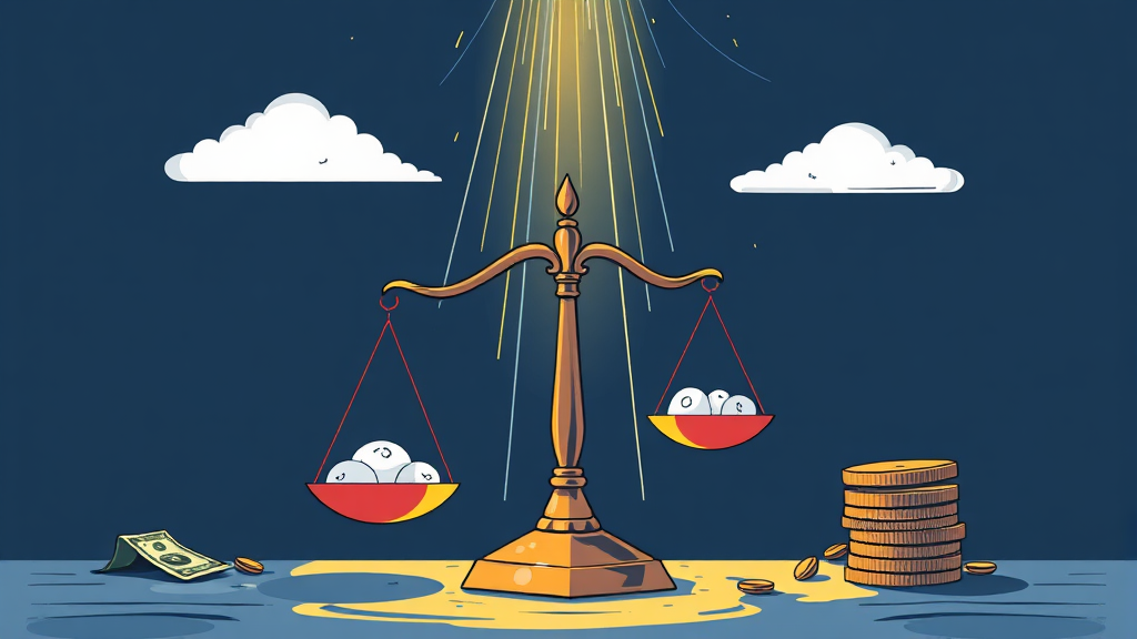 탕감률 결정 요인 분석 (illustration 스타일)