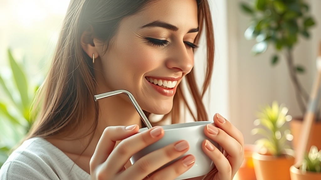 치아 건강 영향 (realistic 스타일)