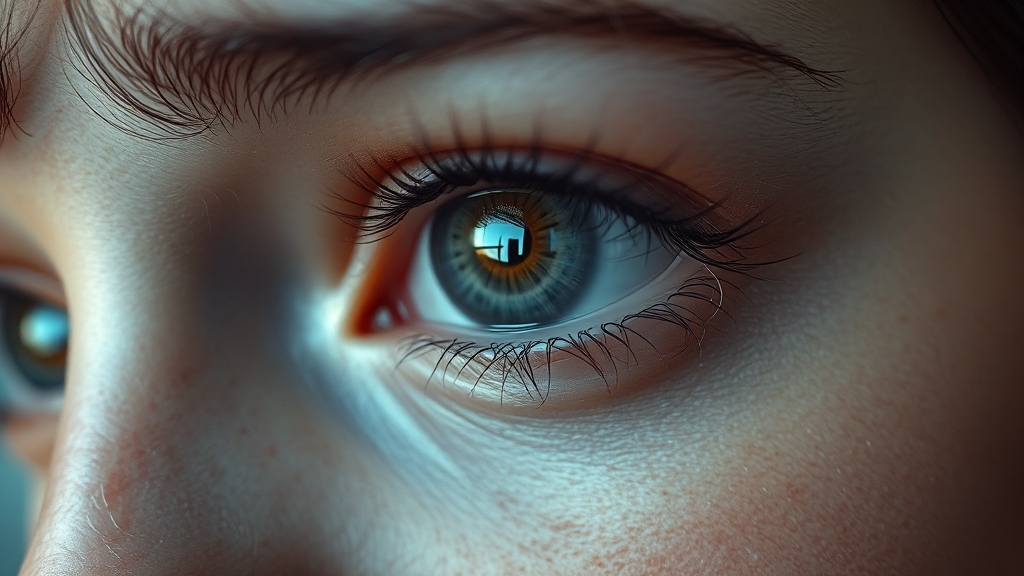 안검내반 주요 증상 (realistic 스타일)