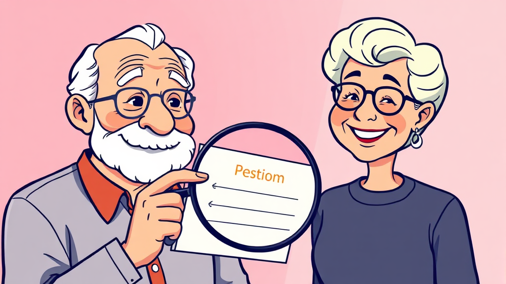 연금 보험 가입 전 필수 확인 사항 및 유의점 (cartoon 스타일)