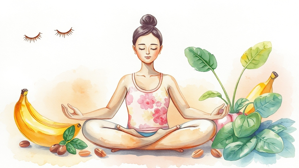 떨림 예방, 생활 습관이 중요! (watercolor 스타일)