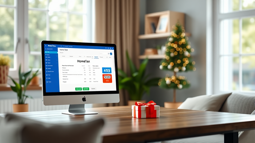 증여세 신고 방법: 홈택스 따라하기 (realistic 스타일)