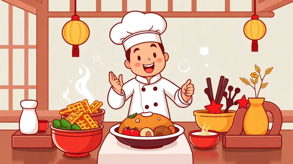 맛있는 식탁 (cartoon 스타일)