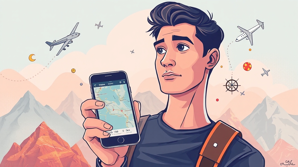 로밍 사용 시 유의사항 & 추가 데이터 구매 (illustration 스타일)