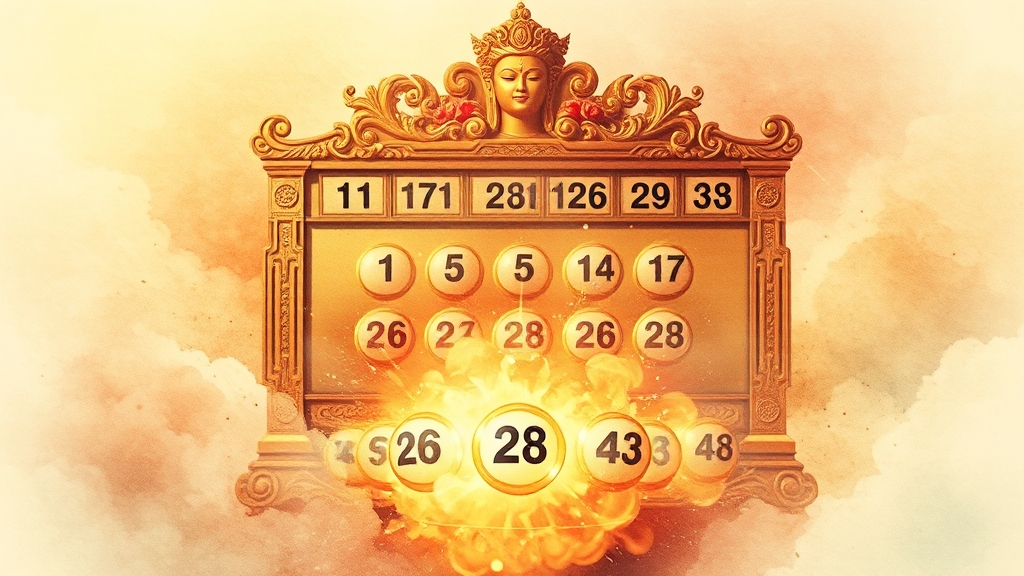 1197회 당첨 번호는? (watercolor 스타일)