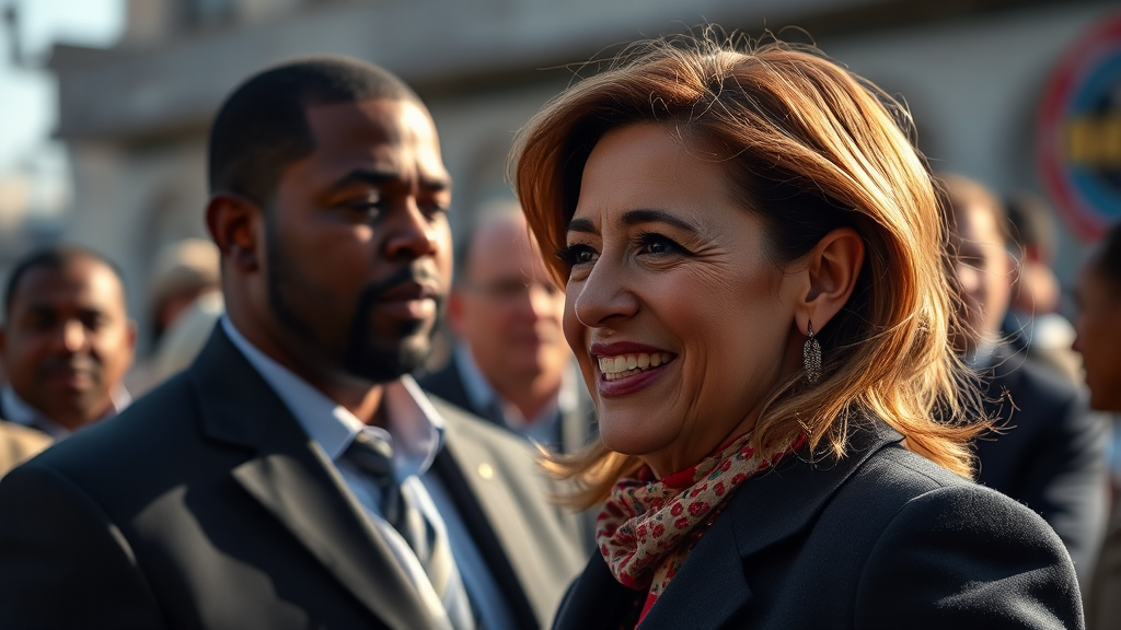 국내 정치: 국민의힘의 변화와 지방선거 움직임 (realistic 스타일)