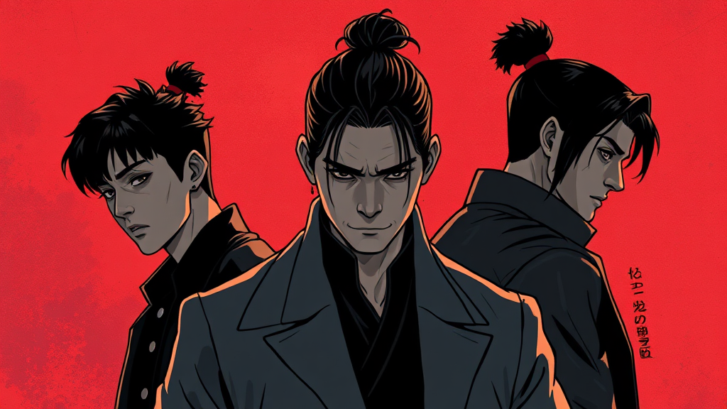 수사 진행 상황 및 관련 인물 (illustration 스타일)