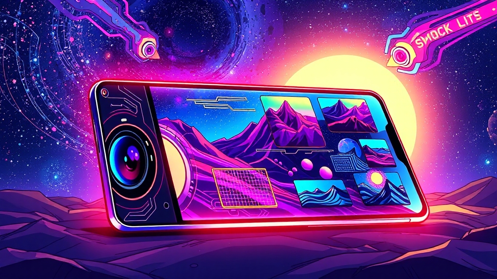 Z 폴드7의 새로운 기능 및 AI 활용 (cartoon 스타일)