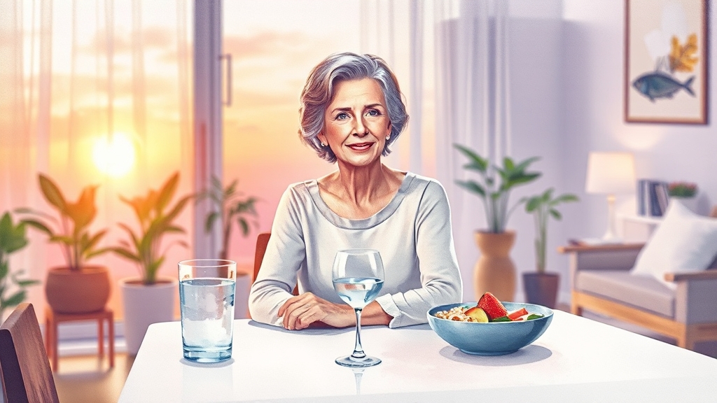 나에게 맞는 오메가3 복용법 (watercolor 스타일)