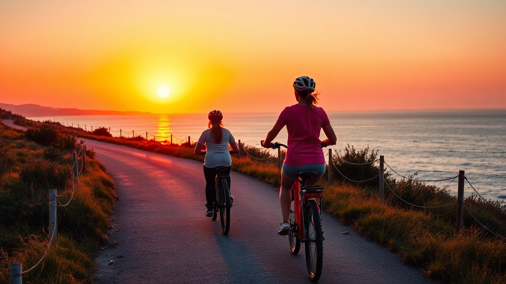 여자만 자전거길 주변 명소 (realistic 스타일)