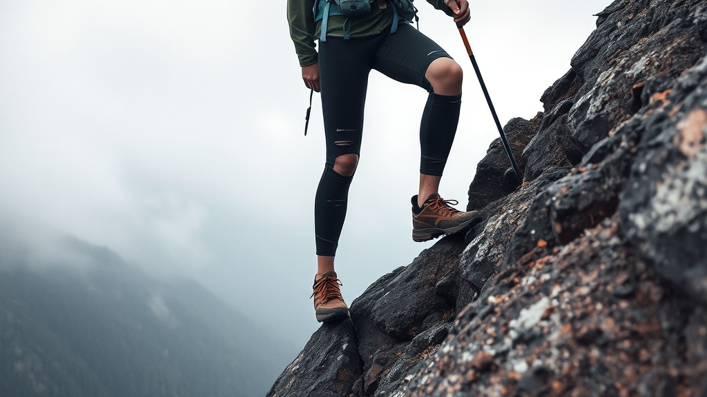 레깅스 등산, 문제점은? (watercolor 스타일)