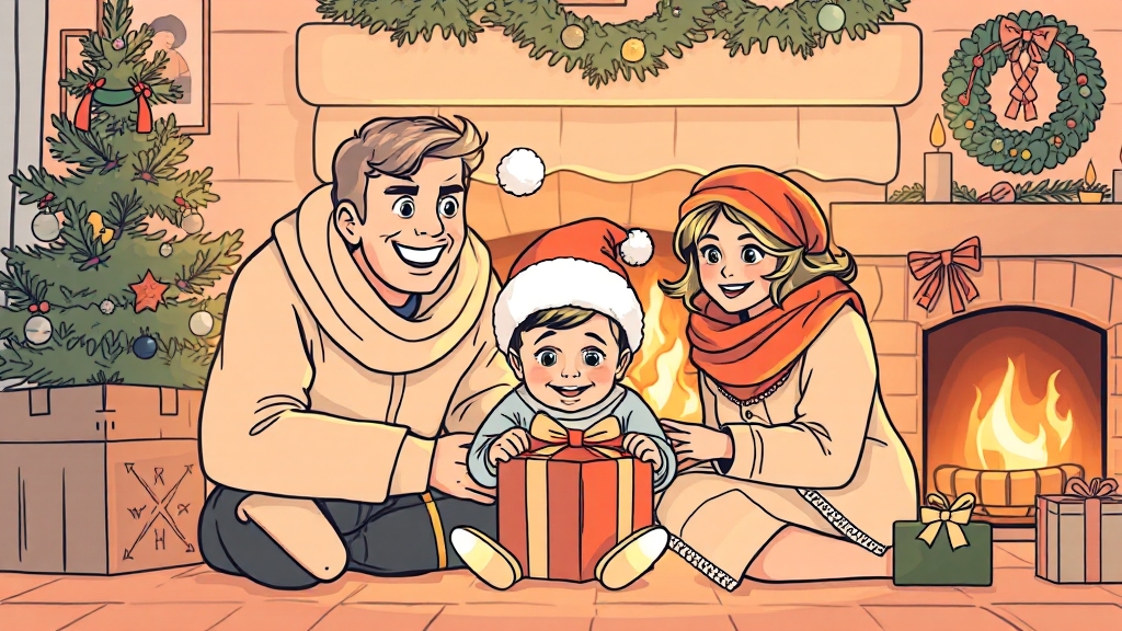 크리스마스 일상 기록 (illustration 스타일)