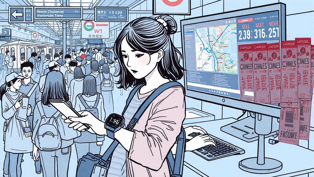 예약 성공률 높이는 꿀팁 (illustration 스타일)