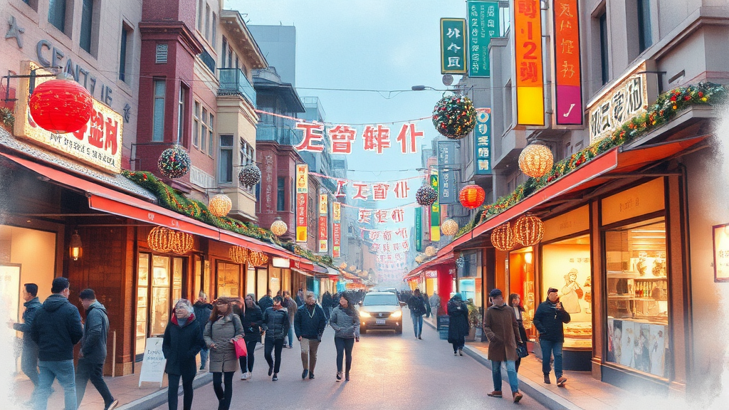 지역별 크리스마스 핫플레이스 (watercolor 스타일)