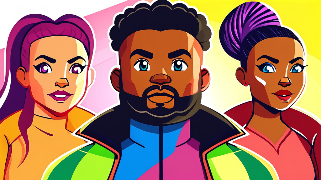 다이어트 보조제, 꾸준한 관리와 함께라면 가능합니다 (cartoon 스타일)