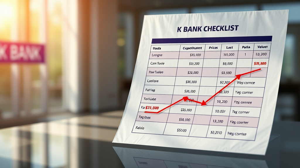 케이뱅크 상장, 성공적인 투자를 위한 핵심 체크리스트 (realistic 스타일)