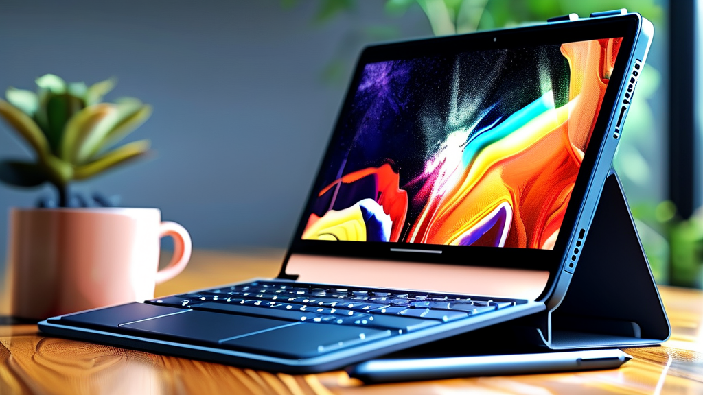 태블릿을 노트북처럼, 갤럭시 탭 S9+ 키보드 북커버 활용법 (realistic 스타일)