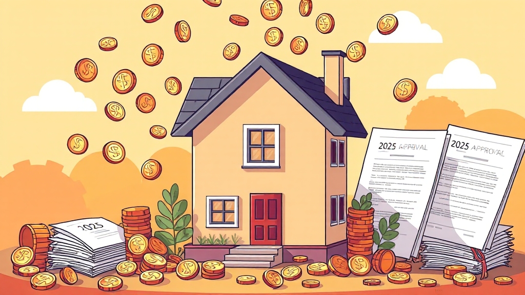 주택 재산세 감면 조건 (cartoon 스타일)