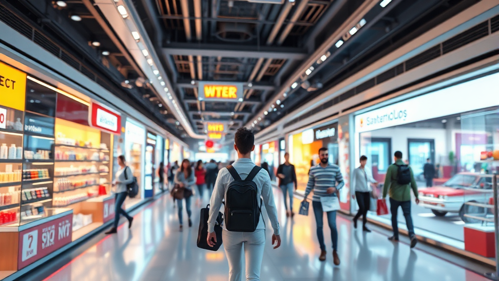 메타버스 쇼핑몰 구축 및 특징 (realistic 스타일)