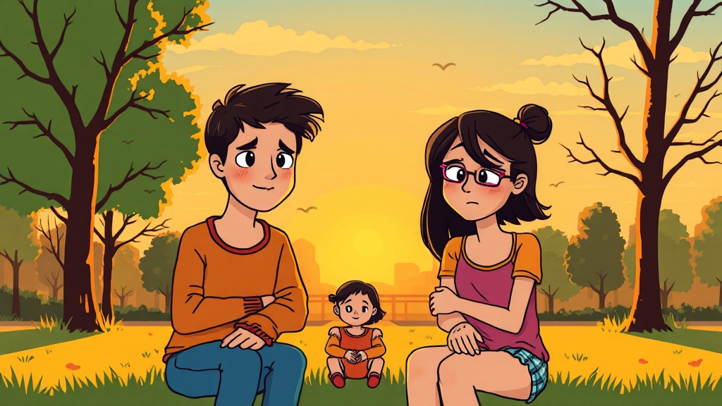 줄거리 요약: 세 친구의 이야기 (cartoon 스타일)