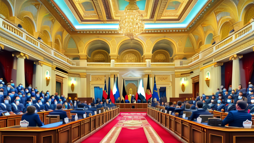 정치 및 사회 이슈 (realistic 스타일)