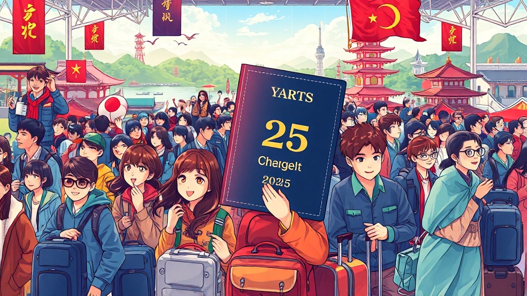 2025 추석 해외여행 트렌드 (illustration 스타일)