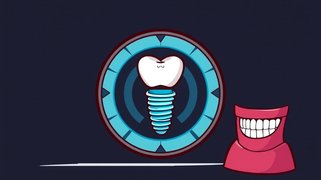 저가 임플란트, 괜찮을까요? (cartoon 스타일)