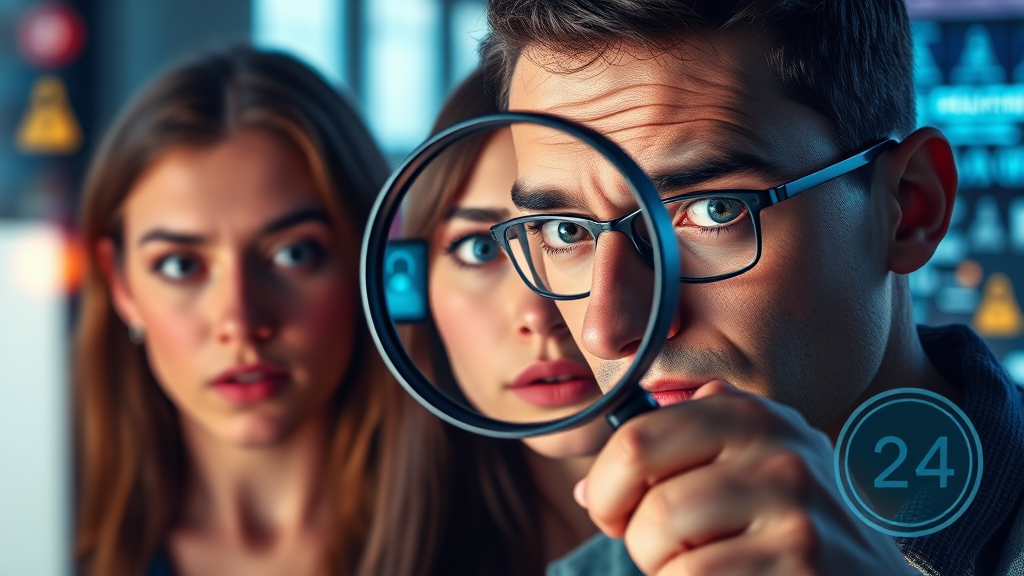 내 정보 유출, 확인 방법은? (realistic 스타일)