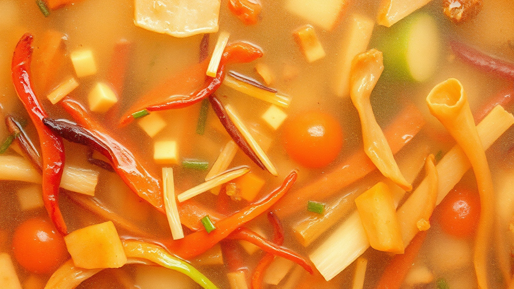 태초물김치 재료 & 방법 (watercolor 스타일)