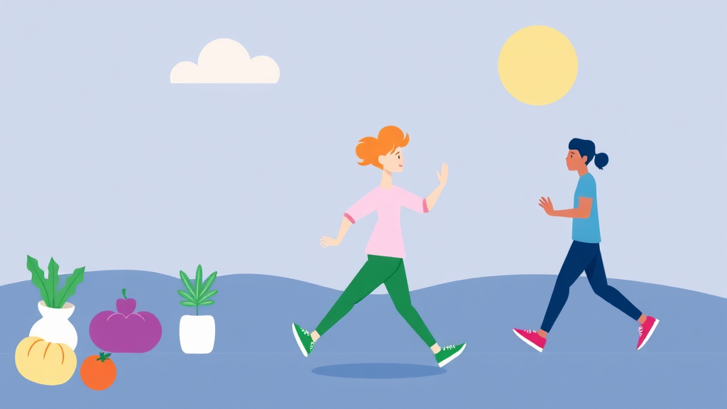 신장 질환자를 위한 맞춤형 영양 및 운동 가이드 (cartoon 스타일)