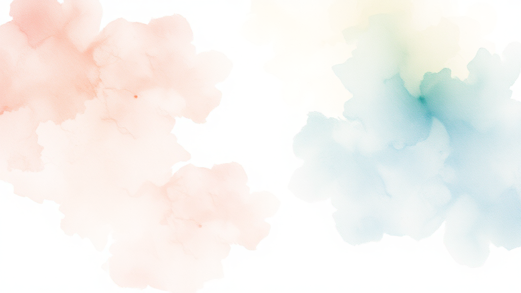 구매 가이드 (가격, 종류) (watercolor 스타일)