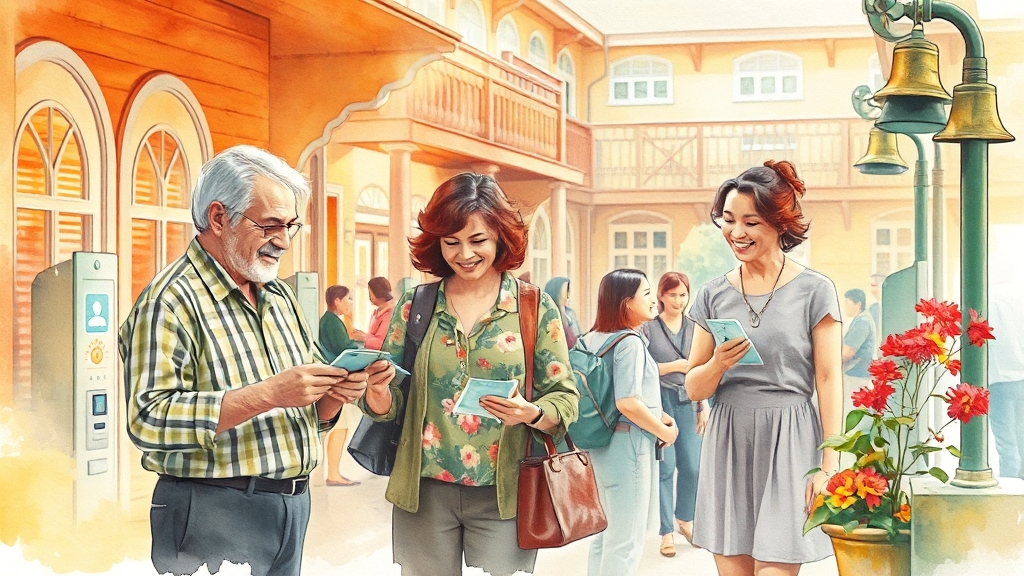 오프라인 발급 방법 (watercolor 스타일)