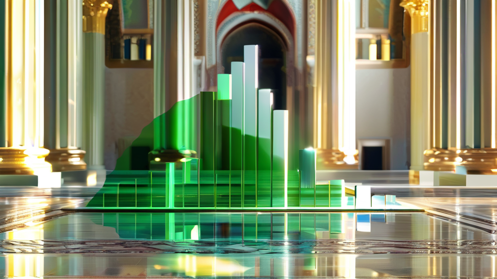 경제 및 금융 시장 분석 (realistic 스타일)