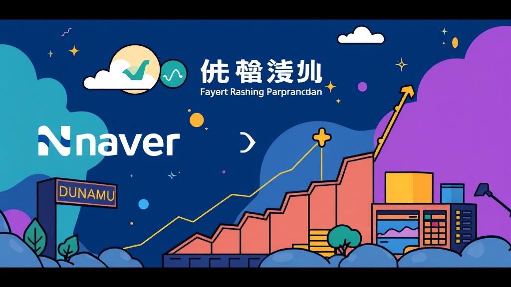 네이버, 왜 두나무를 인수했을까? (cartoon 스타일)