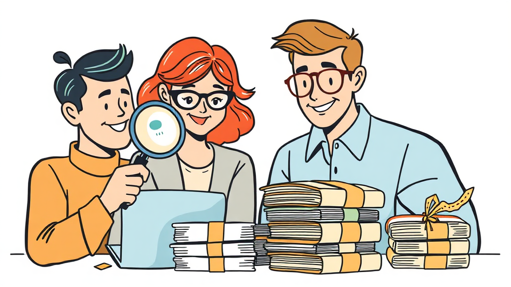 환급액, 무엇이 결정할까? (illustration 스타일)