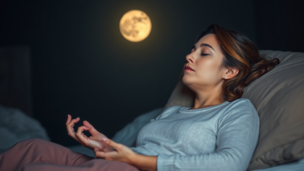 수면 습관 개선 방법 (realistic 스타일)