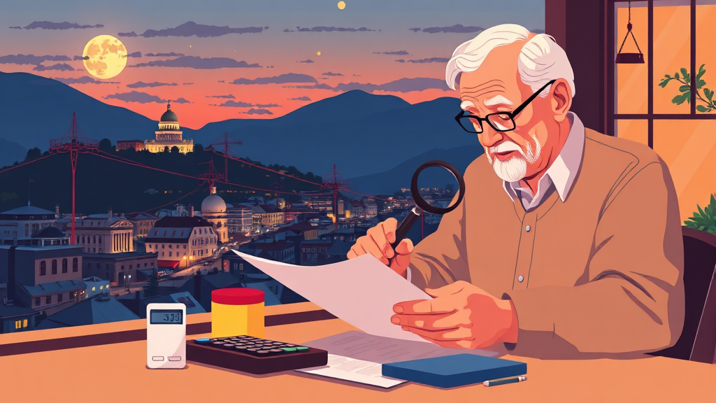 실버타운 비용, 왜 복잡할까? (illustration 스타일)