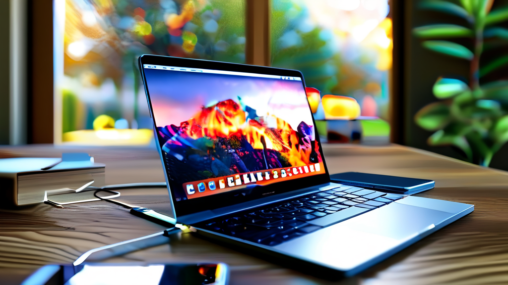 핫스팟 연결, 노트북과 태블릿도 문제없어요! (realistic 스타일)