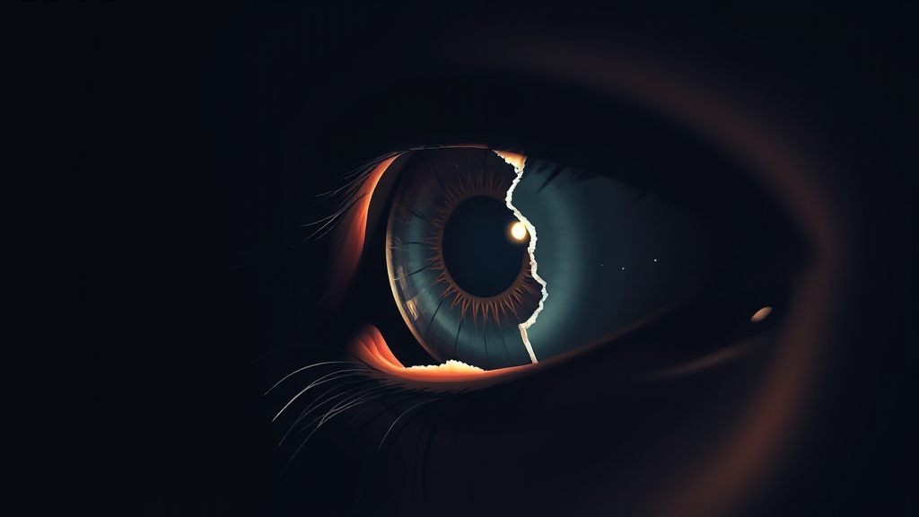 망막박리란? (illustration 스타일)