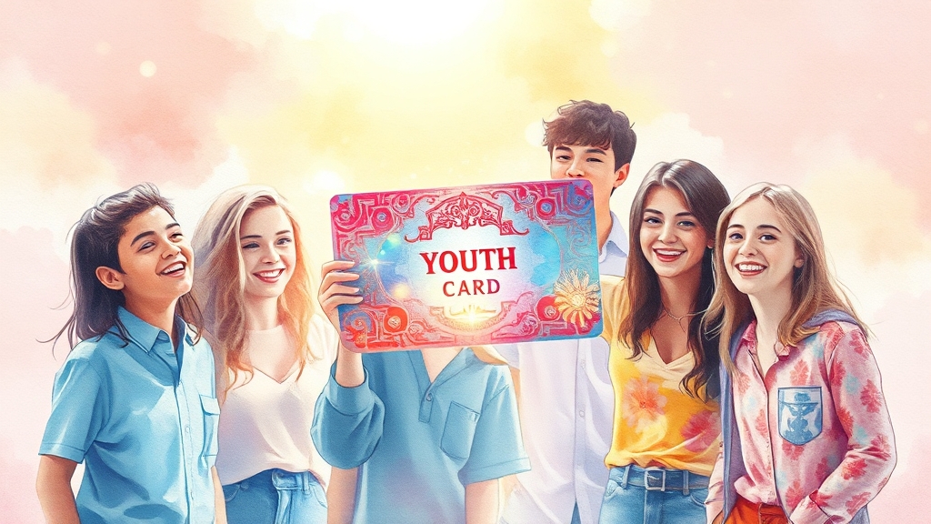 왜 청소년증을 발급받아야 할까? (watercolor 스타일)