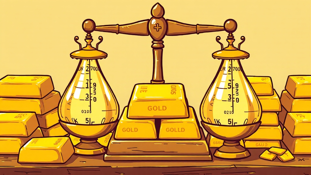 금 1온스, 무엇일까요? (cartoon 스타일)