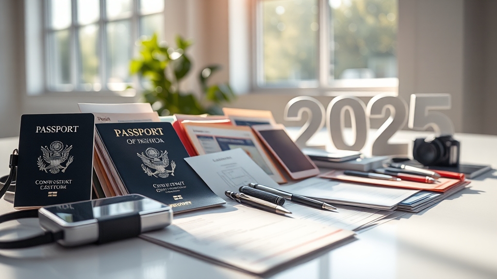 갱신 준비물 완벽 정리 (realistic 스타일)