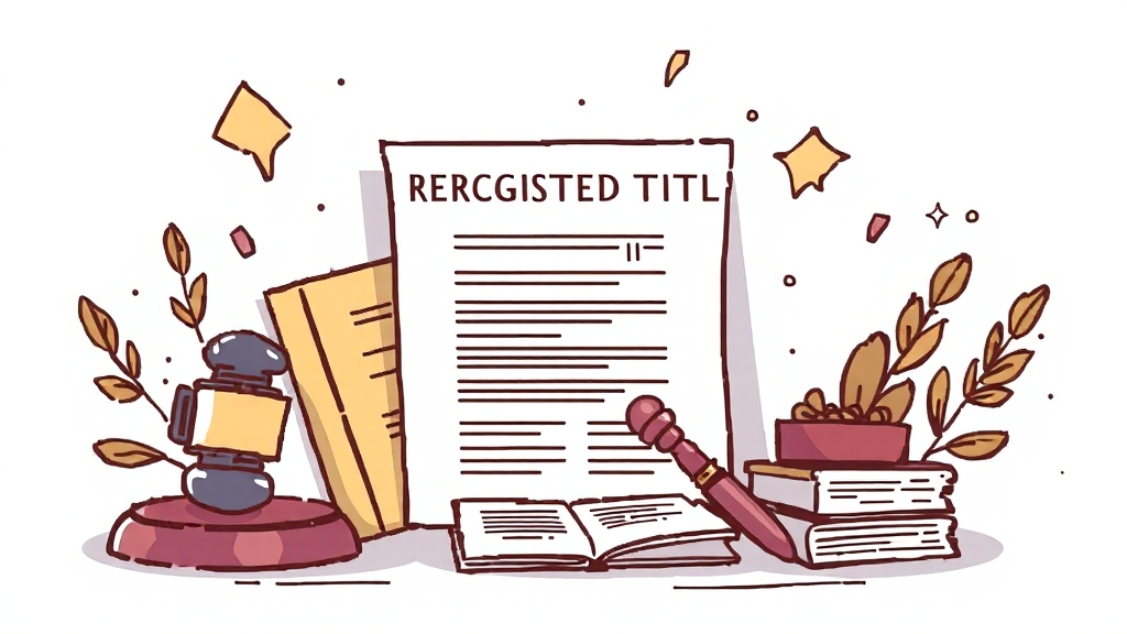 등기권리증, 잃어버렸다면? (illustration 스타일)