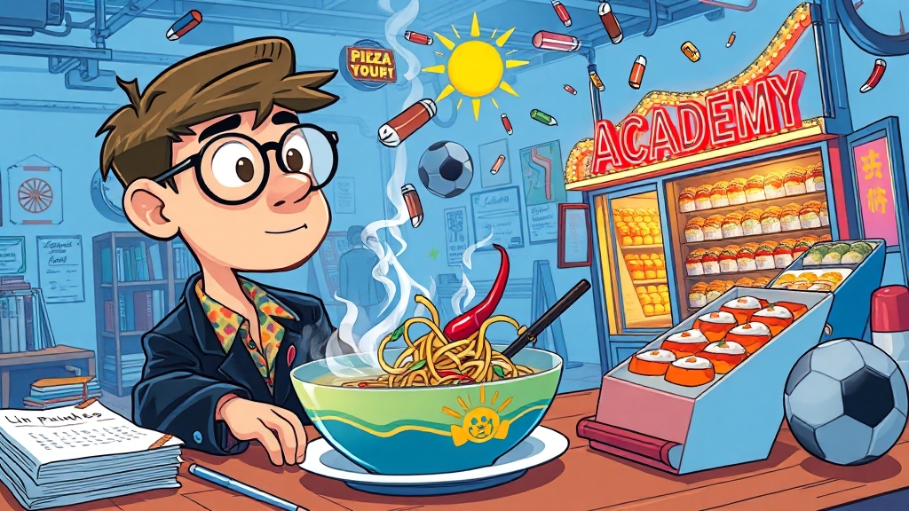 주요 소비 업종 변화 (cartoon 스타일)