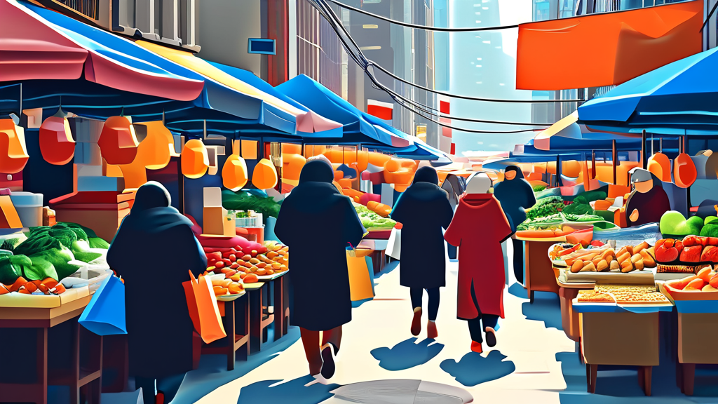 고분양가 시대, 서울 아파트 청약 '현금 부자' 쏠림 현상 분석 6 고분양가 논란 속 청약 경쟁률과 시장 전망 (illustration 스타일)