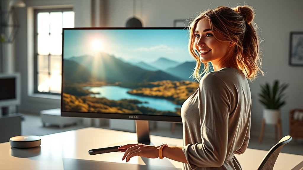 주요 기능: 스마트 기능 및 AI 활용 (realistic 스타일)