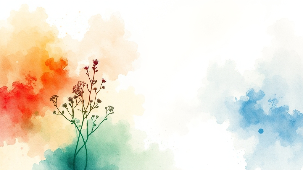 실적 분석 및 재무 건전성 평가 (watercolor 스타일)