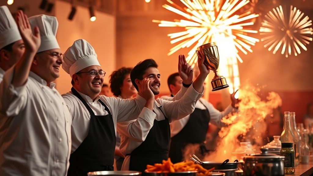 우승팀 전격 발표! (realistic 스타일)