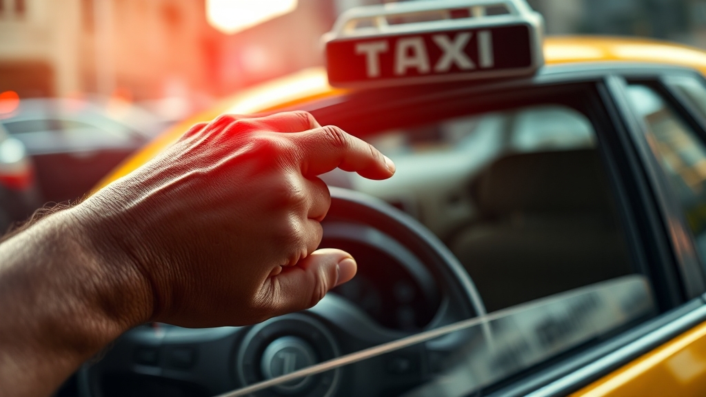 카카오T 택시 취소 유의사항 (realistic 스타일)