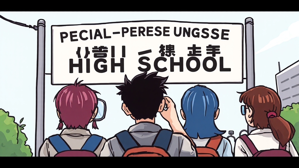 특목고 졸업생의 대학 진학 현황 (cartoon 스타일)